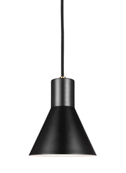 Towner Mini Pendant in Satin Brass