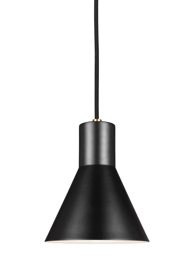 Towner Mini Pendant in Satin Brass