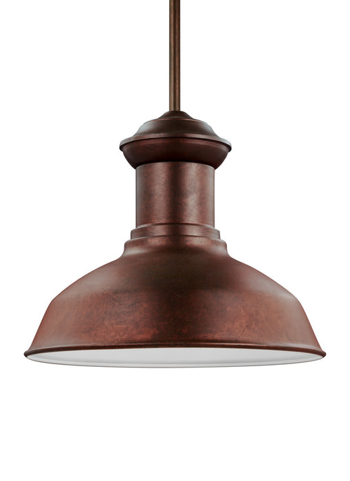 Fredricksburg LED Outdoor Pendant in Weathered Copper