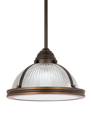 Pratt Street Prismatic Mini Pendant in Autumn Bronze