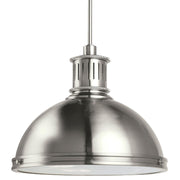Pratt Street Metal 3-Light Pendant in Brushed Nickel