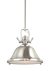 Stone Street Pendant in Brushed Nickel