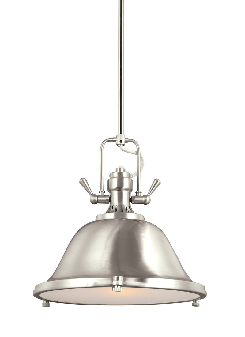 Stone Street Pendant in Brushed Nickel