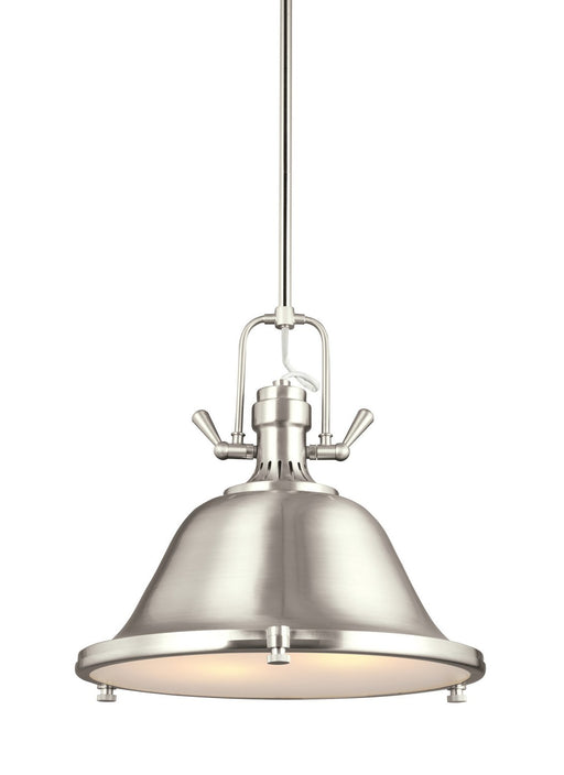 Stone Street 2-Light Pendant in Brushed Nickel