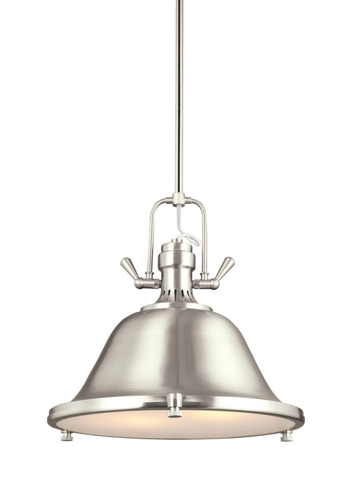 Stone Street Two Light Pendant in Brushed Nickel