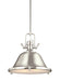 Stone Street Two Light Pendant in Brushed Nickel