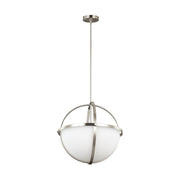 Alturas Three Light Pendant in Brushed Nickel