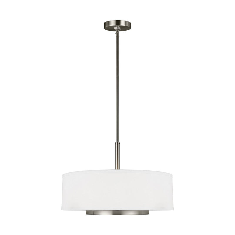 Nance 3-Light Pendant in Brushed Nickel