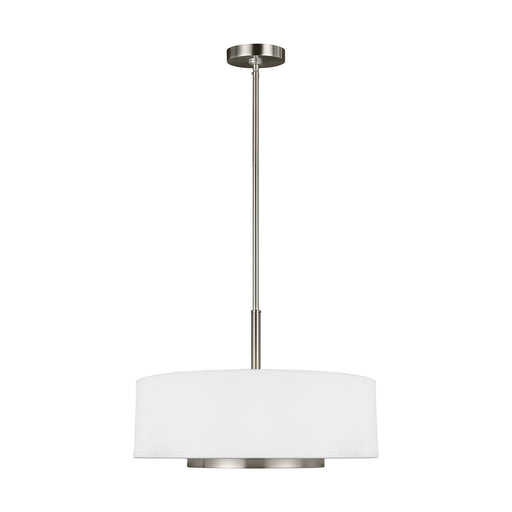 Nance Three Light Pendant in Brushed Nickel