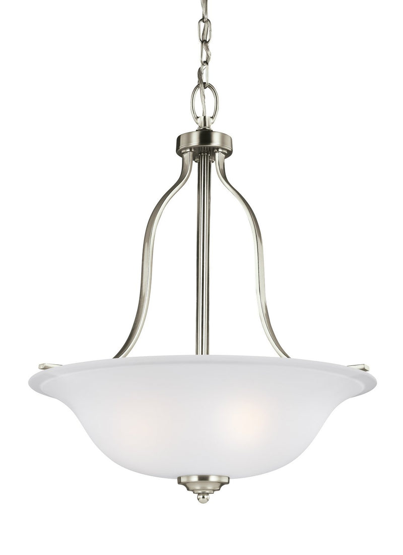 Emmons 3-Light Pendant in Brushed Nickel