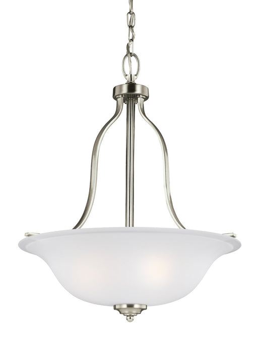 Emmons 3-Light Pendant in Brushed Nickel