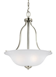 Emmons Three Light Pendant in Brushed Nickel