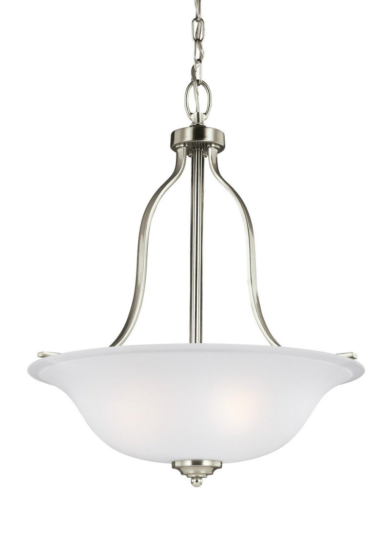 Emmons 3-Light Pendant in Brushed Nickel