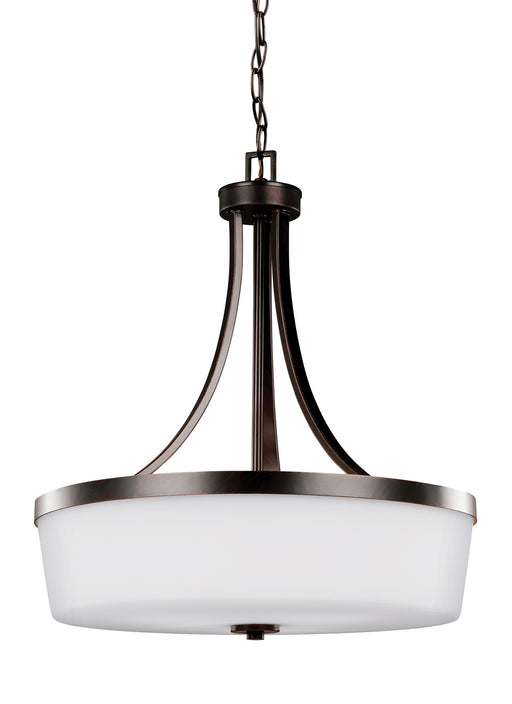 Hettinger Three Light Pendant in Bronze