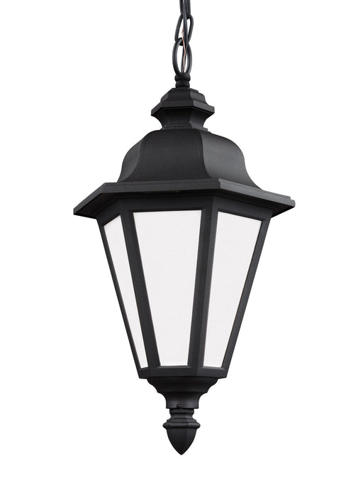 Brentwood One Light Outdoor Pendant in Black