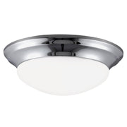 Nash 2-Light Flush Mount in Chrome