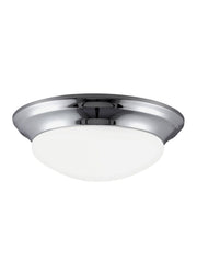 Nash Three Light Flush Mount in Chrome