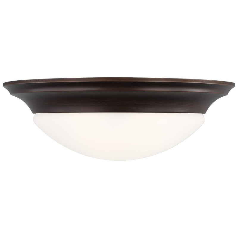 Nash 3-Light Flush Mount in Bronze