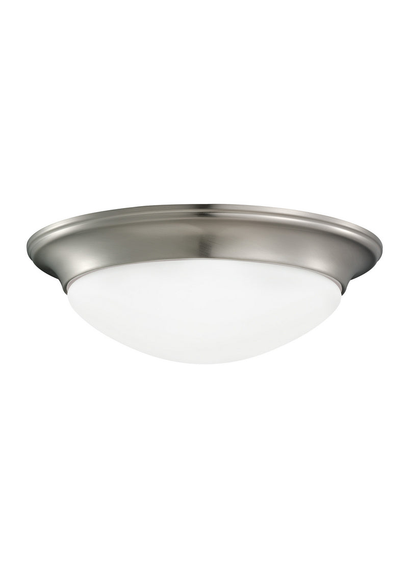 Nash Three Light Flush Mount in Brushed Nickel