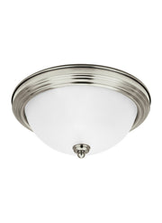 Geary One Light Flush Mount in Brushed Nickel