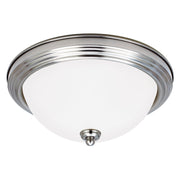 Geary 2-Light Flush Mount in Brushed Nickel