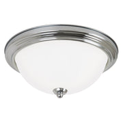 Geary 3-Light Flush Mount in Chrome
