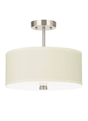 Dayna 2-Light Convertible Pendant in Brushed Nickel