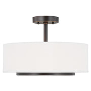 Nance 2-Light Convertible Pendant in Bronze