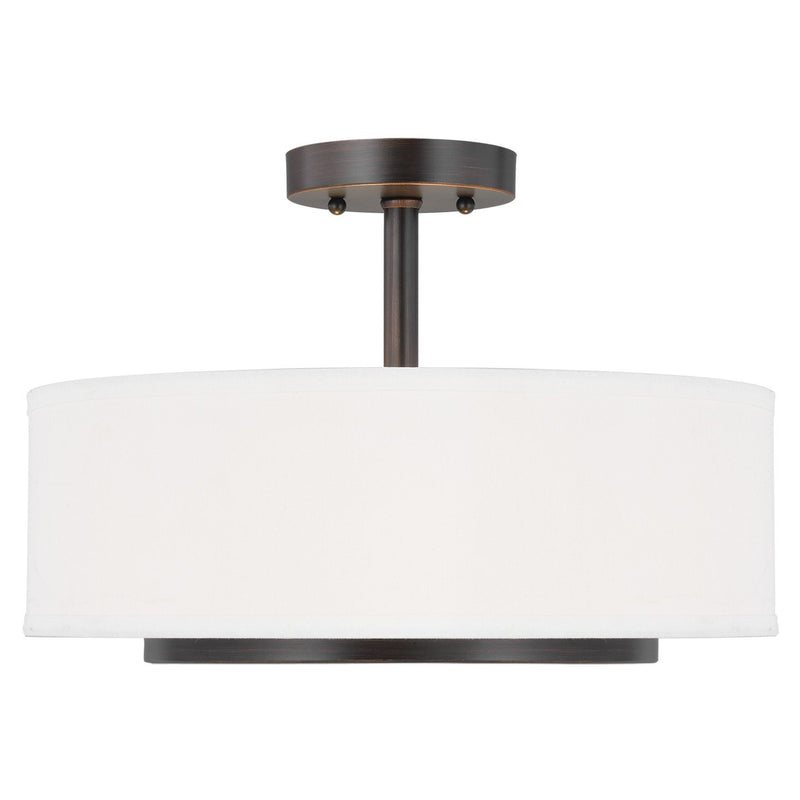 Nance 2-Light Convertible Pendant in Bronze