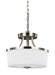 Hettinger 2-Light Semi-Flush Convertible Pendant - Lamps Expo