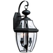 Lancaster 2-Light Outdoor Wall Lantern in Black