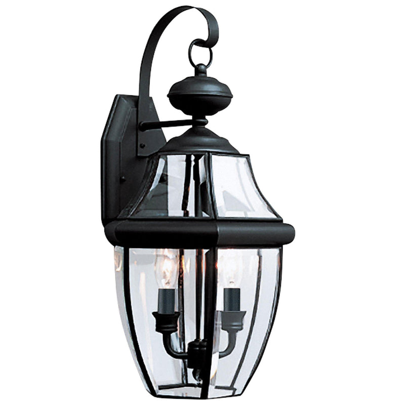 Lancaster 2-Light Outdoor Wall Lantern in Black