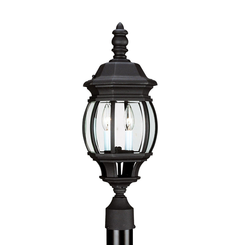 Wynfield 2-Light Outdoor Post Light in Black