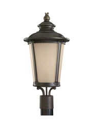 Cape May Outdoor Post Light in Burled Iron