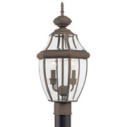 Lancaster 2-Light Outdoor Post Light in Antique Bronze