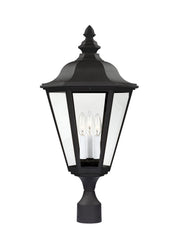 Brentwood 3-Light Outdoor Post Light in Black