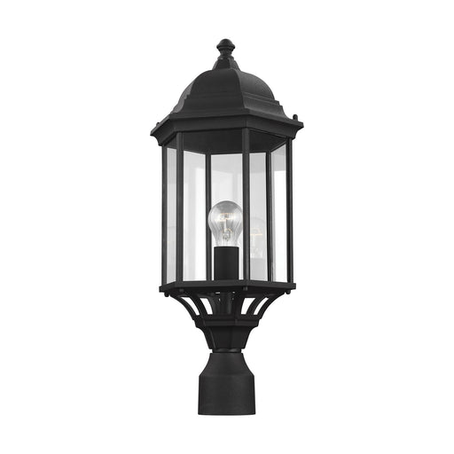 Sevier One Light Outdoor Post Lantern in Black