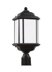 Kent One Light Outdoor Post Lantern in Oxford Bronze