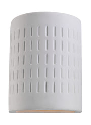 Paintable Ceramic Sconces One Light Outdoor Wall Lantern in Unfinished Ceramic