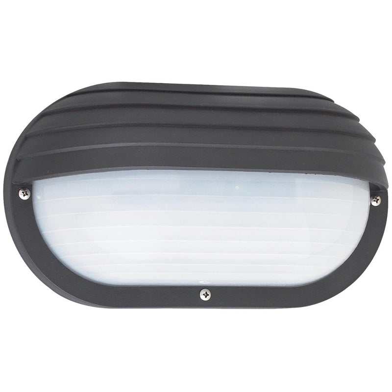 Bayside Oval Outdoor Wall Lantern 89805 in Black