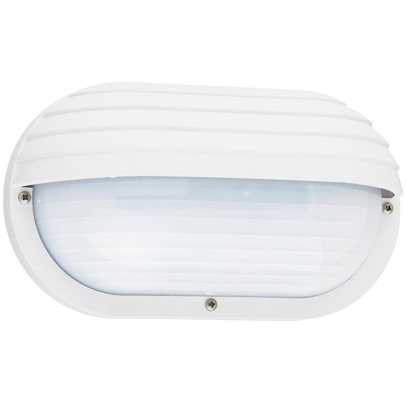 Bayside Oval Outdoor Wall Lantern 89805 in White