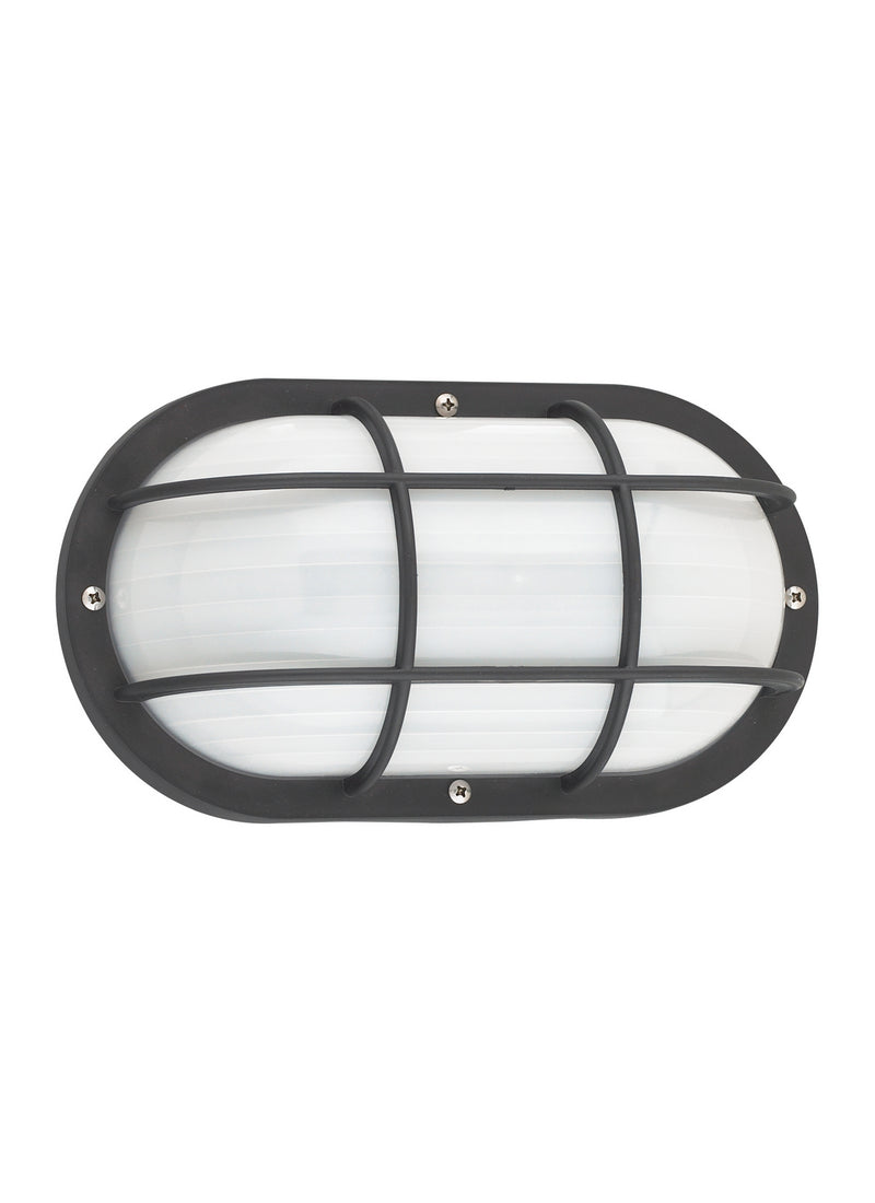 Bayside One Light Outdoor Wall Lantern in Black
