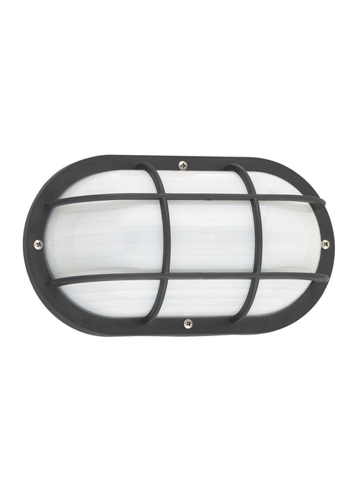 Bayside Oval Outdoor Wall Lantern 89806 in Black