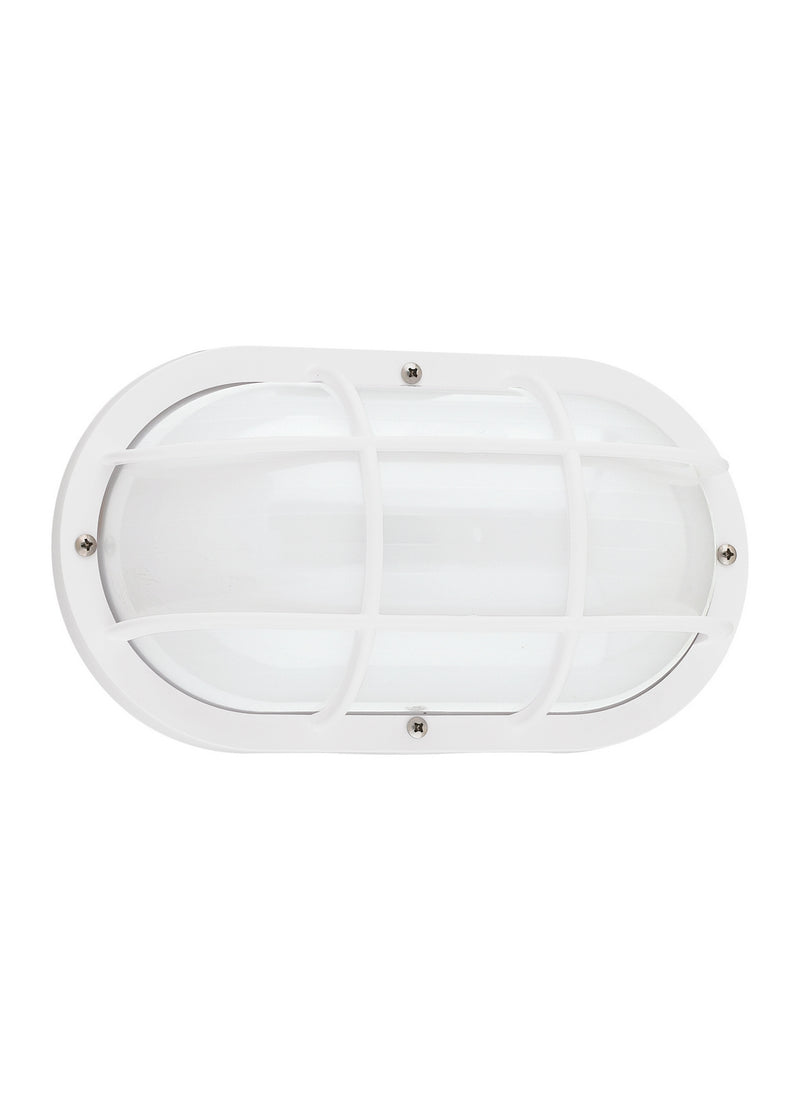 Bayside One Light Outdoor Wall Lantern in White