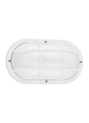 Bayside Oval Outdoor Wall Lantern 89806 in White