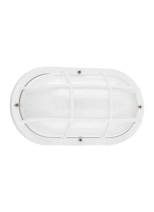 Bayside Oval Outdoor Wall Lantern 89806 in White