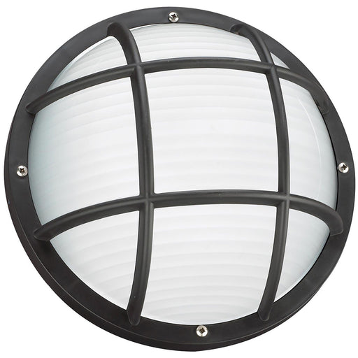 Bayside Round Outdoor Wall Sconce 89807 in Black