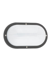 Bayside One Light Outdoor Wall Lantern in Black