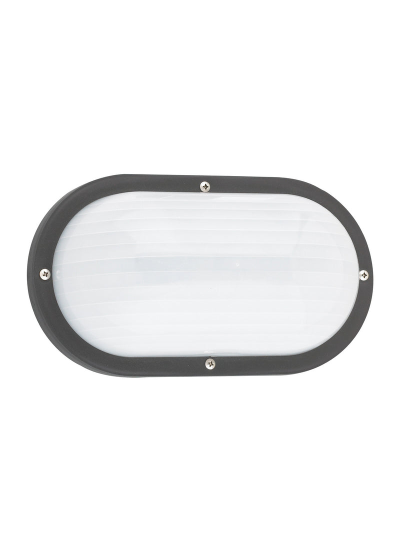 Bayside One Light Outdoor Wall Lantern in Black