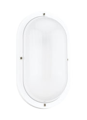 Bayside One Light Outdoor Wall Lantern in White